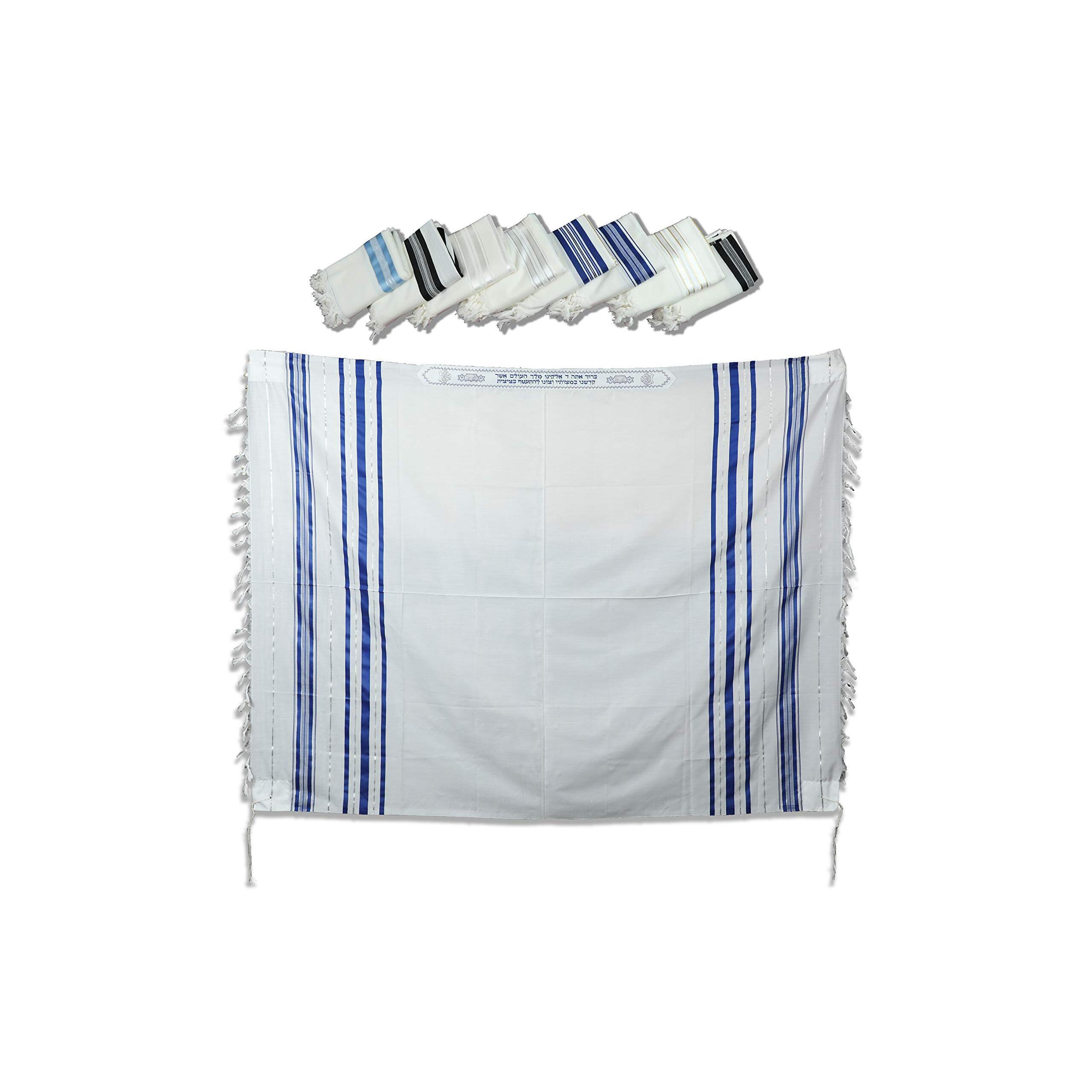 6652 Talitania Traditional Pure Wool Tallit Prayer Shawl Tallis Gadol (Size